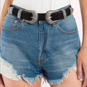 NWOT double buckle belt